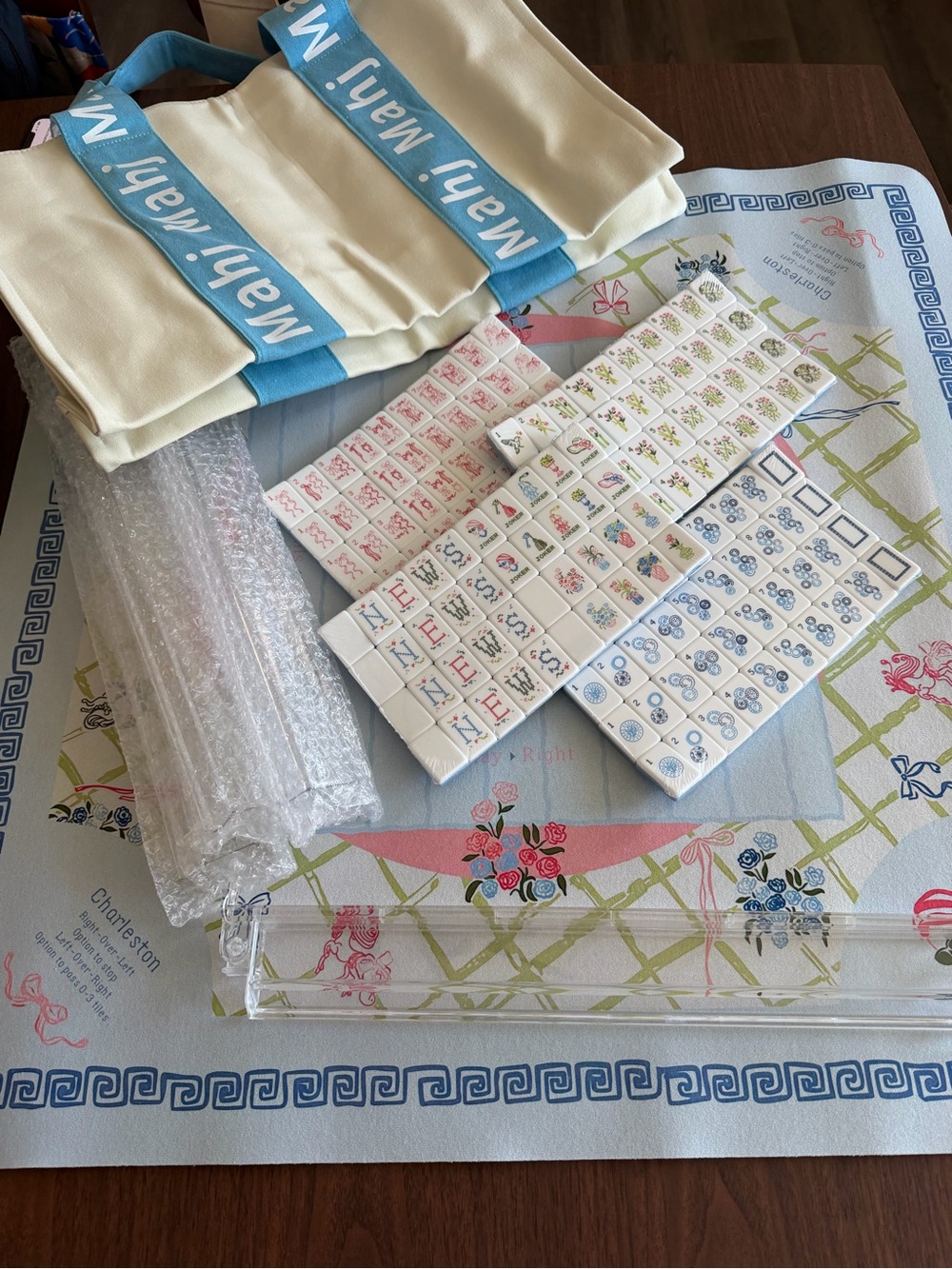 Mahjong Set with Carry Bag - Miss Darling